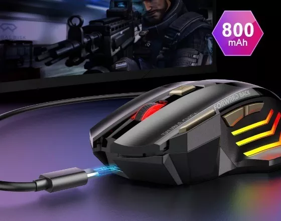 Mouse Recarregável Gw X7 Sem Fio - G POWER