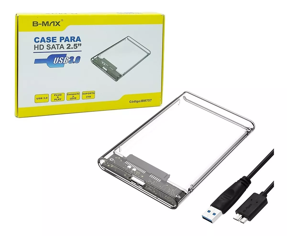 Case para Hd ssd Externo 2.5'' Sata - G POWER