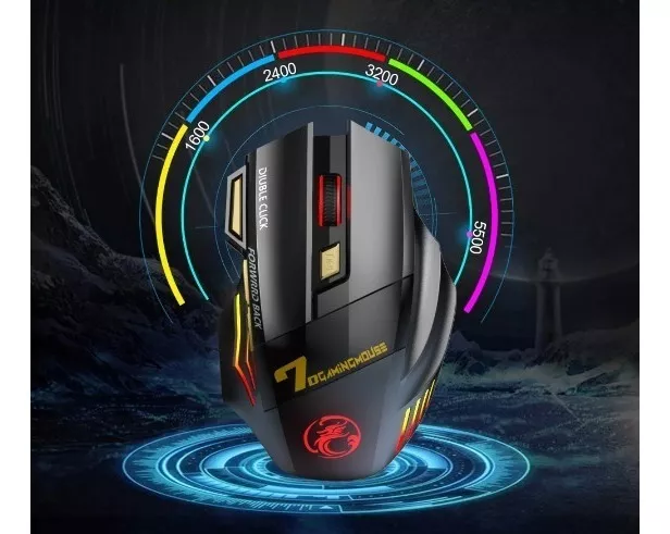 Mouse Recarregável Gw X7 Sem Fio - G POWER