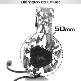 Headset Gamer 50mm Camuflado - G POWER