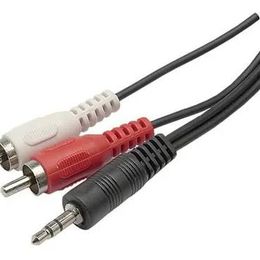 Cabo De Áudio P2 Estereo X 2 Rca 5 Mts - G POWER