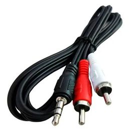 Cabo De Áudio P2 Estereo X 2 Rca 5 Mts - G POWER