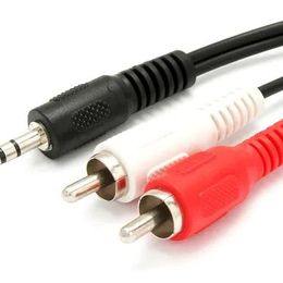 Cabo De Áudio P2 Estereo X 2 Rca 5 Mts - G POWER