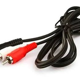 Cabo De Áudio P2 Estereo X 2 Rca 5 Mts - G POWER