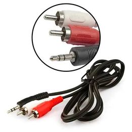 Cabo De Áudio P2 Estereo X 2 Rca 5 Mts - G POWER