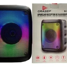 Caixa De Som Grasep Rgb D-3139