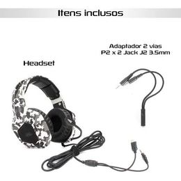 Headset Gamer 50mm Camuflado - G POWER