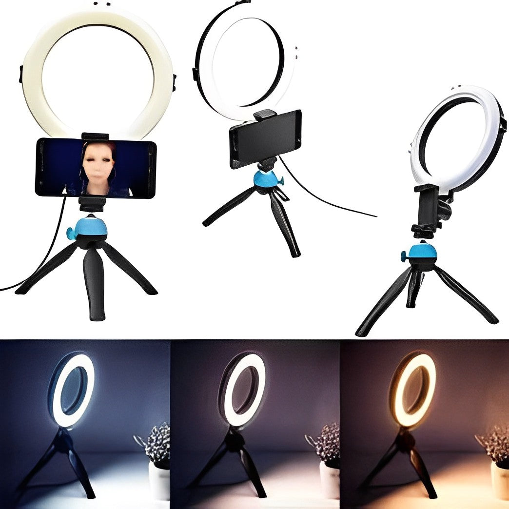 Iluminador Ring Light 3 cores