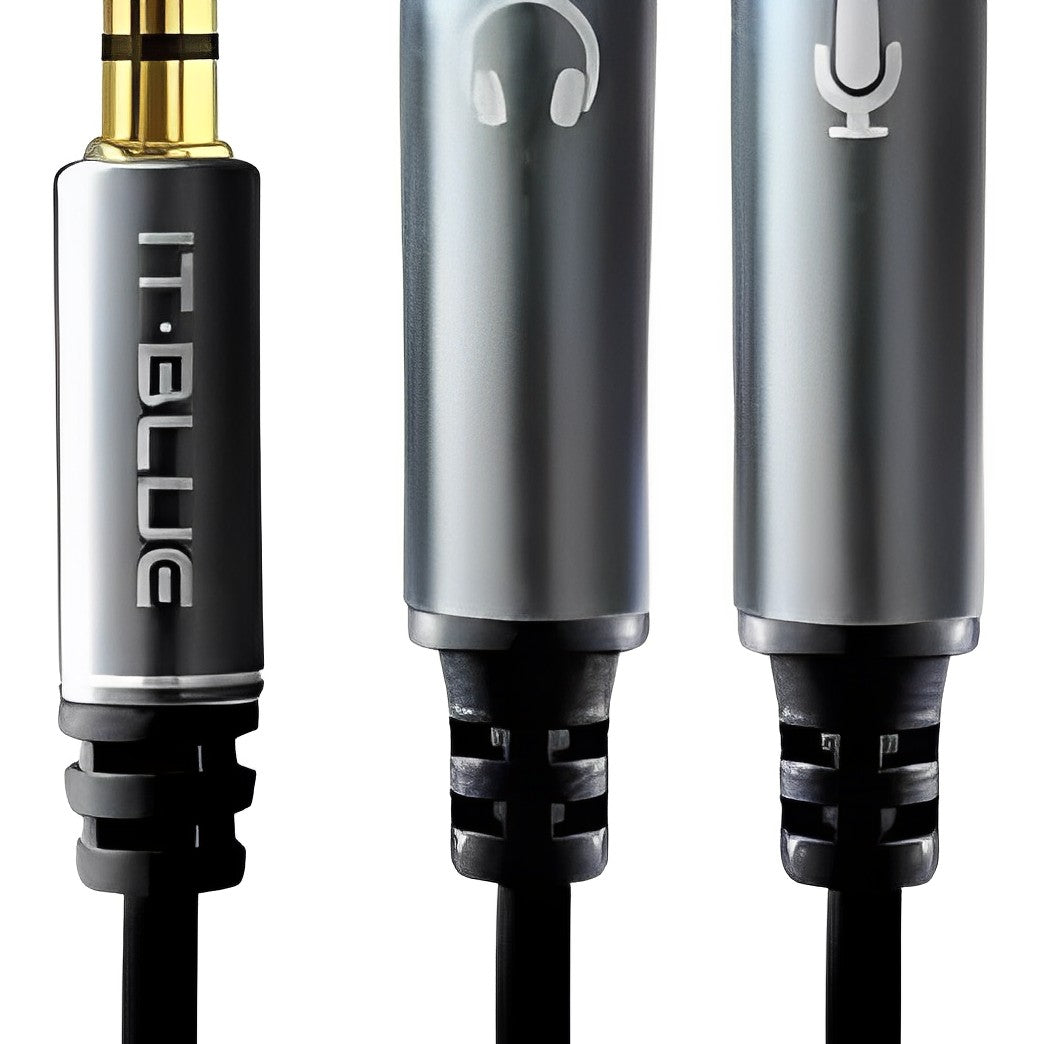 Cabo Adaptador P3 Macho + P2 Fêmea - G POWER