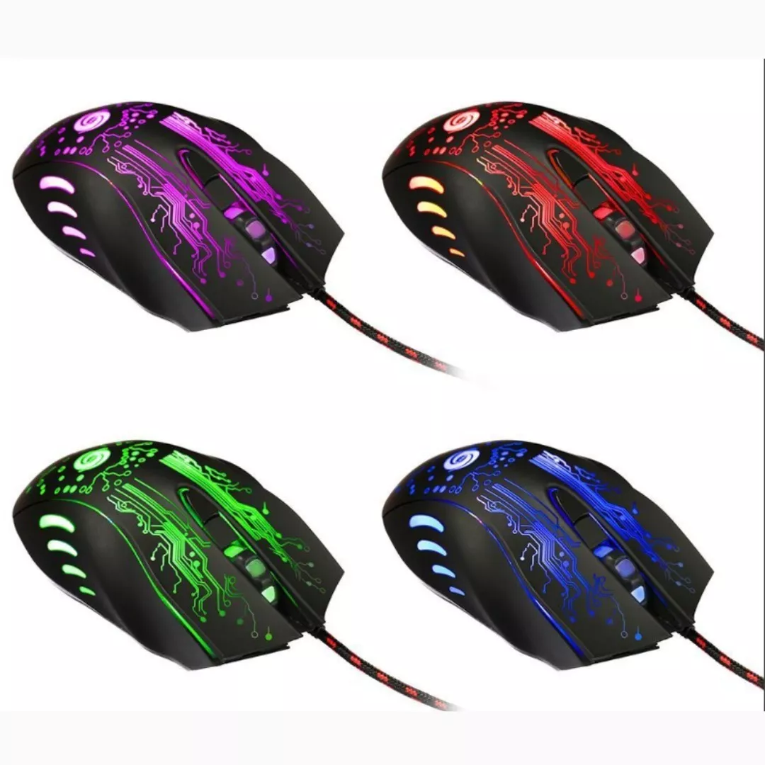 Mouse Gamer Com 6 Botões Ley-x9 - G POWER