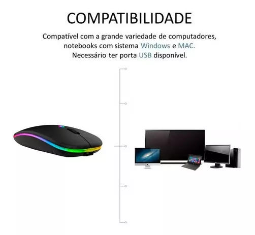 Mouse Sem Fio E-1300pro - G POWER