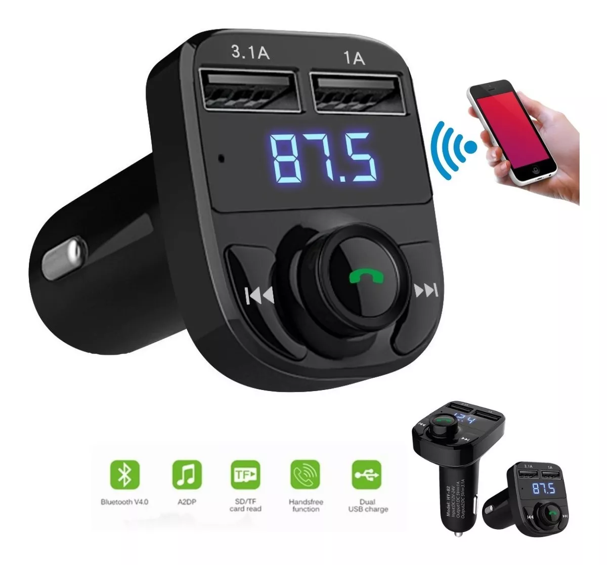 Adaptador Transmissor BT x8