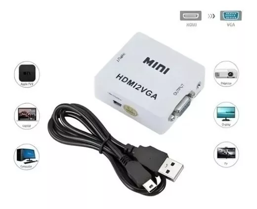 Adaptador Conversor De Hdmi Para Vga - G POWER