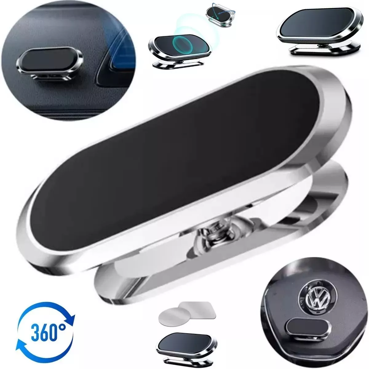 Suporte Magnético Veicular Celular Imã Universal 360 Graus