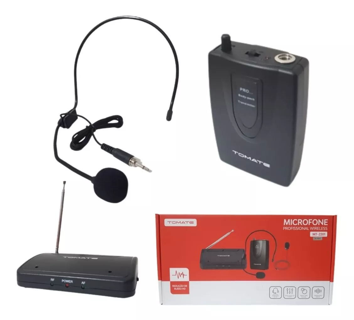 Microfone Lapela 50 Mts Sem Fio Headset - G POWER
