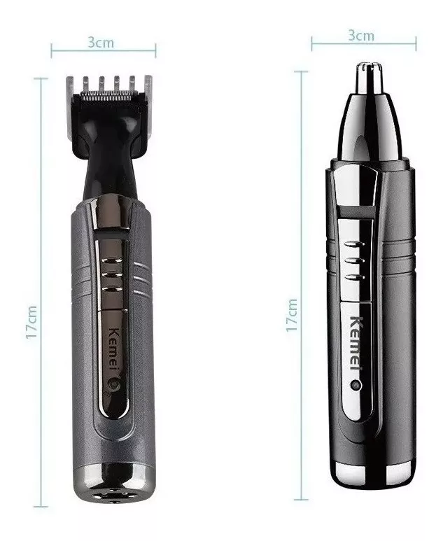 Máquina Aparador Pelo Nariz Barba Cabelo Kemei Km6511 - G POWER