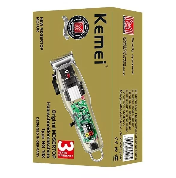 Aparador De Cabelo Digital Transparente - G POWER