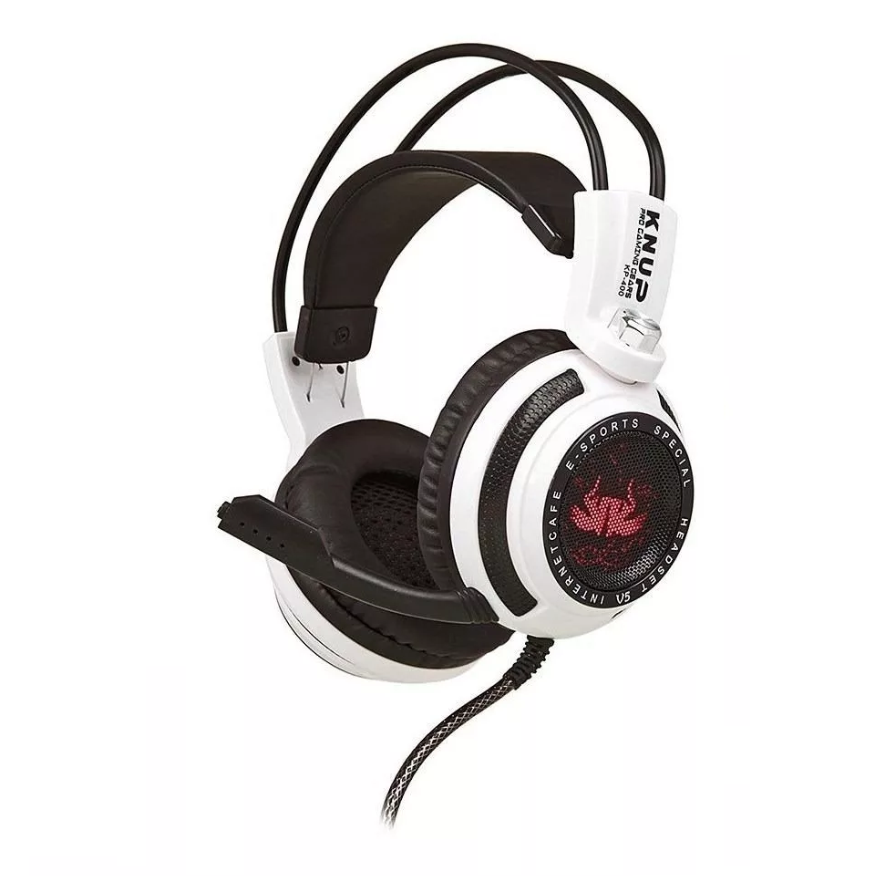 Fone de ouvido over-ear gamer Knup KP-400 - G POWER