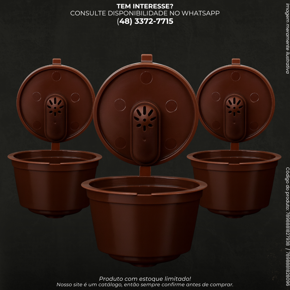 Kit Cápsulas Reutilizáveis para Cafeteiras – Compatível Dolce Gusto e Nespresso