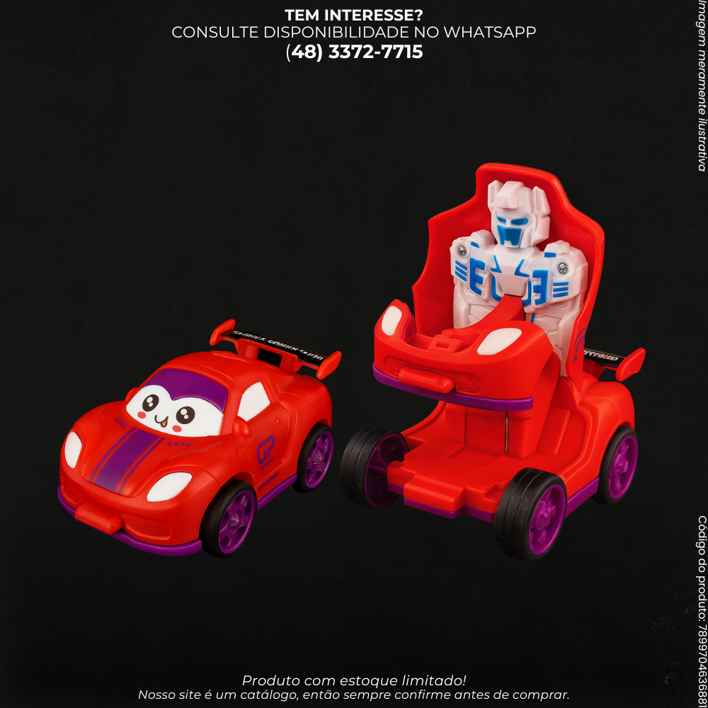 Carro Conversível Robô – Brinquedo 2 em 1