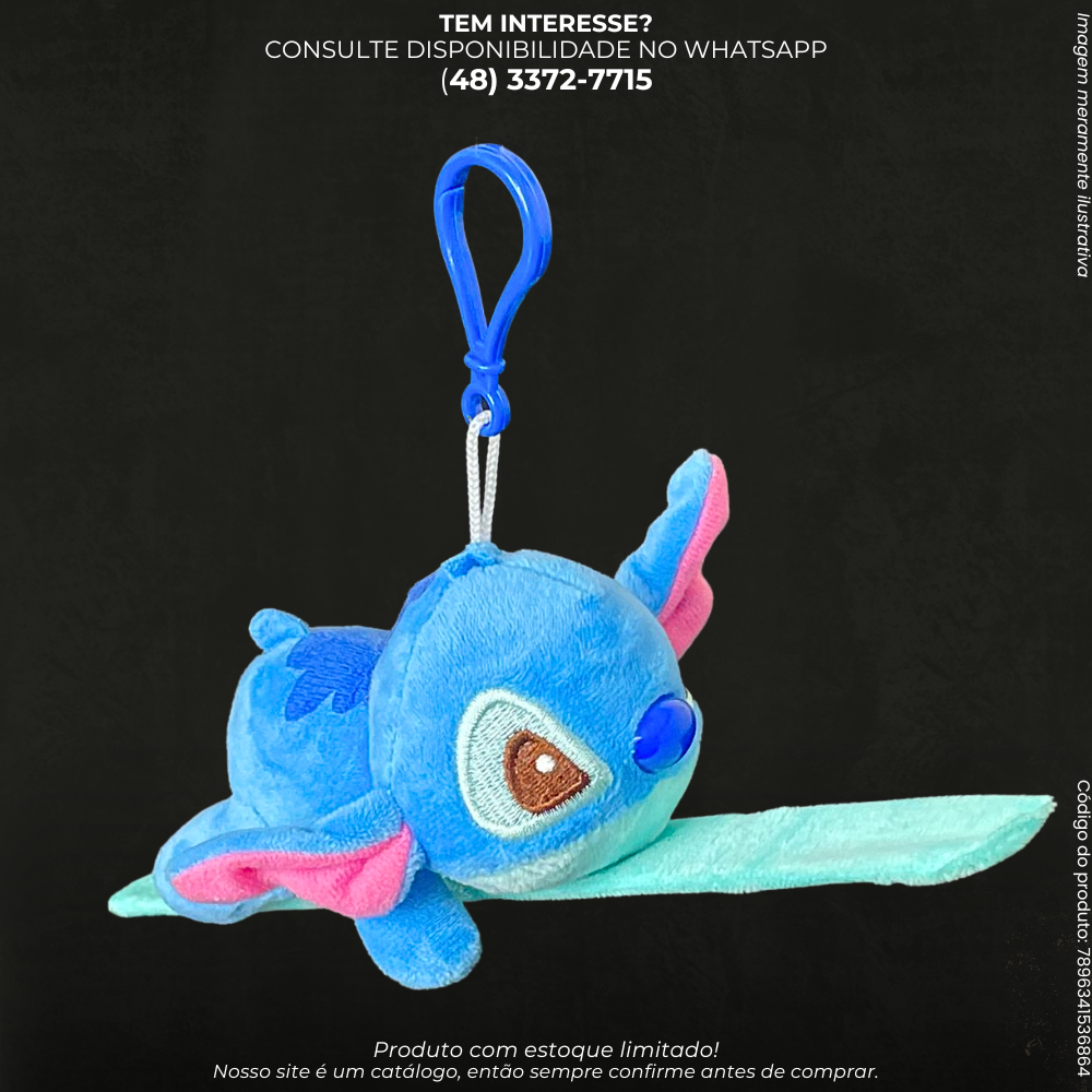 Chaveiro de Pelúcia Personagem Fofo