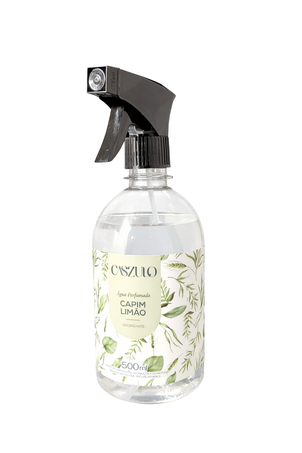 Água Perfumada Capim Limão 500ml para Tecidos