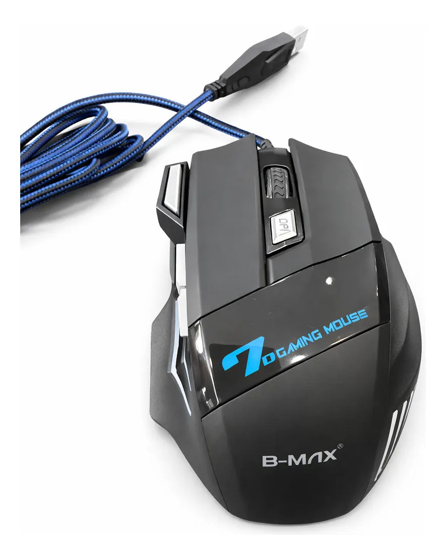 Mouse Gamer com Fio USB Alta Precisão para Jogos e Escritório