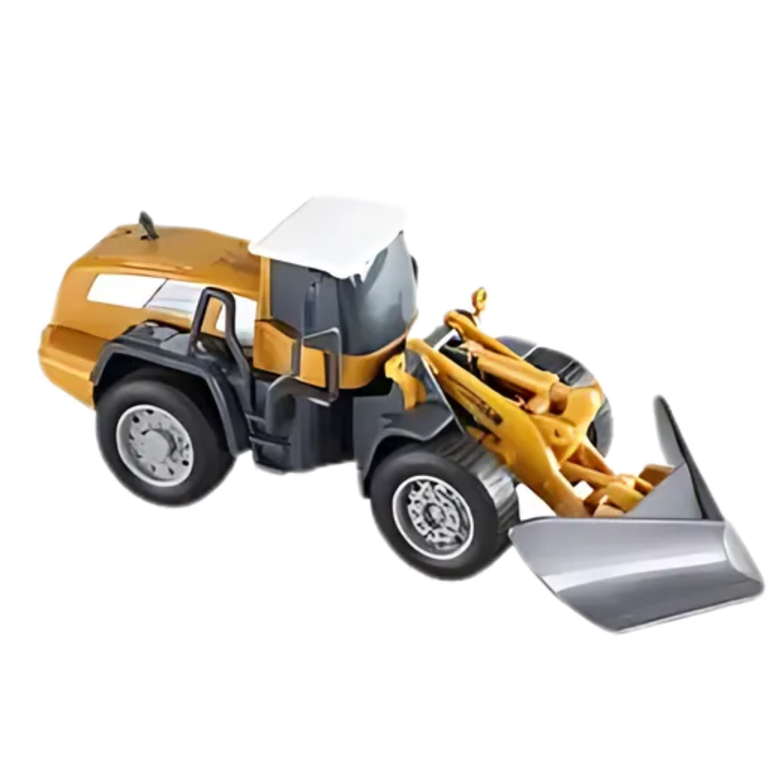 MINIATURA EM METAL TRATOR LIMPA NEVE