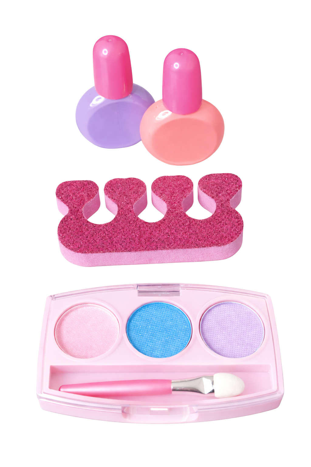 Kit Maquiagem Infantil Boneca com Sombras e Acessórios