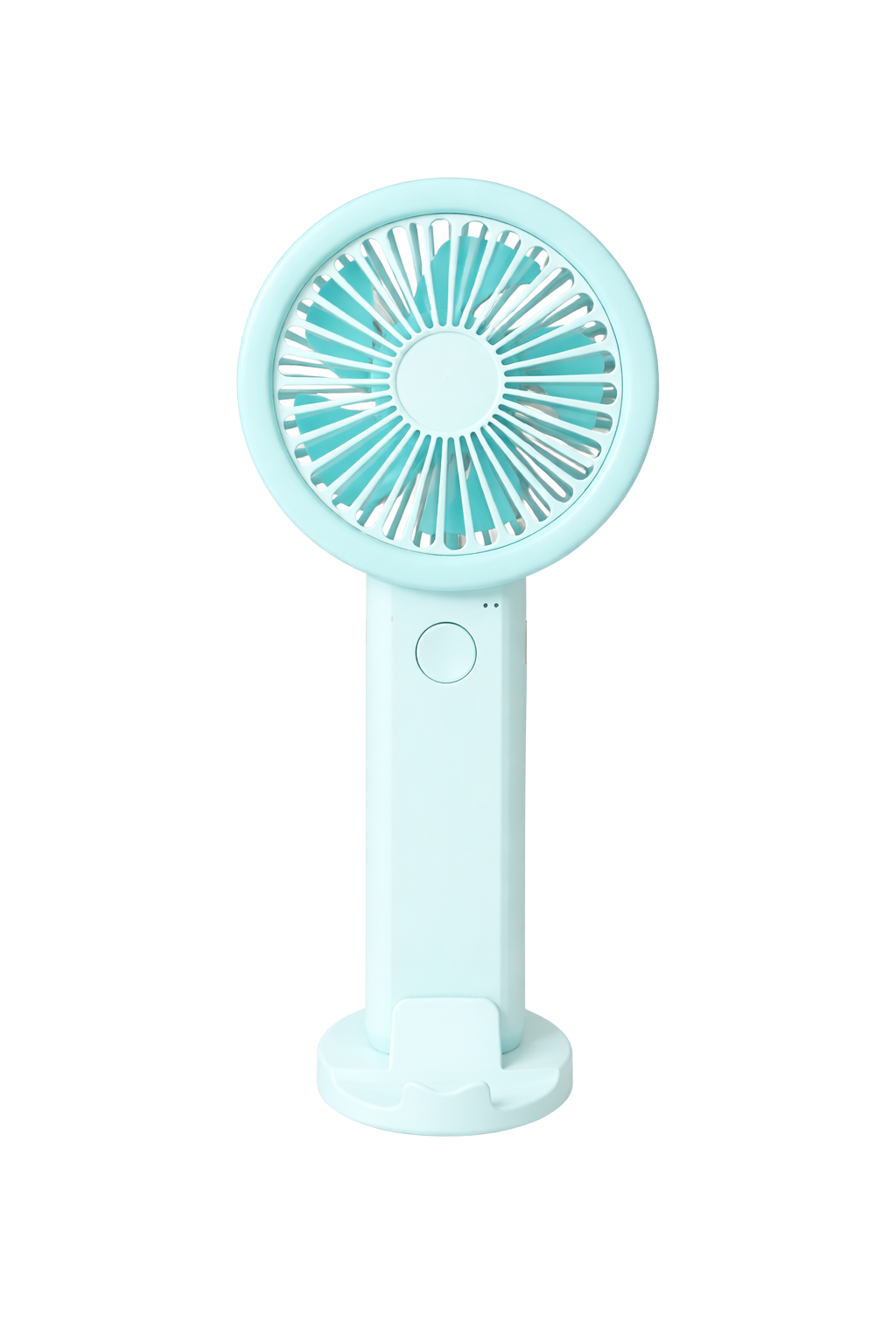 Mini Ventilador Portátil Recarregável com Base para Mesa
