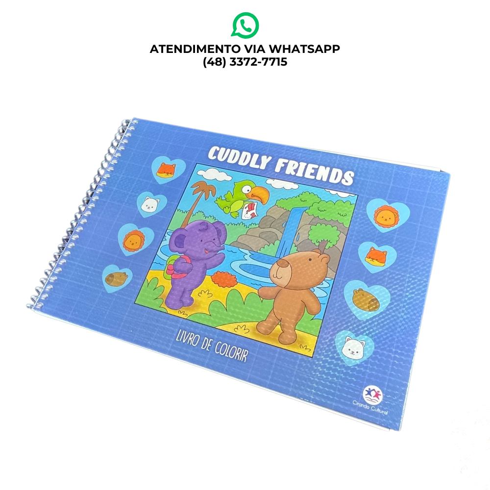 LIVRO DE COLORIR GRANDE – COZY BUDDIES