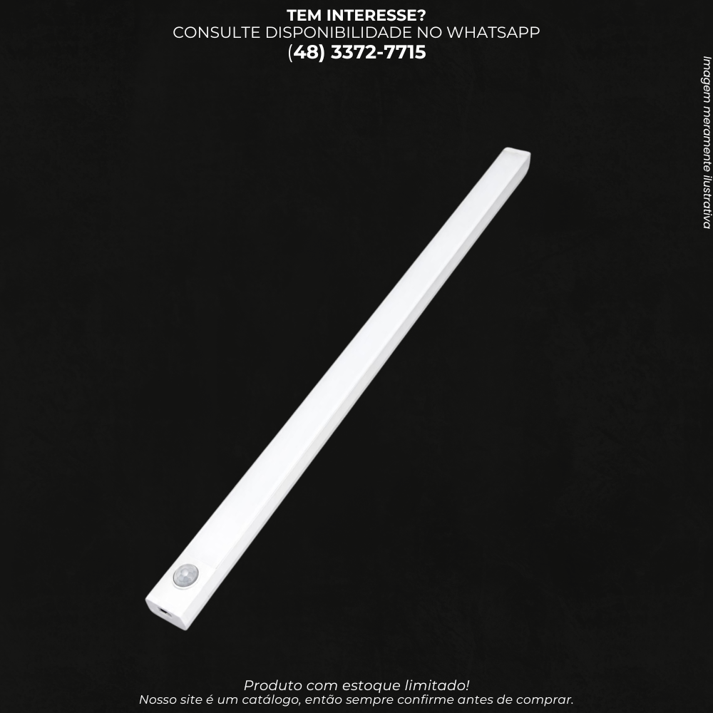 Luminária LED com Sensor de Presença e Movimento – Barra de Luz-C-SL-50