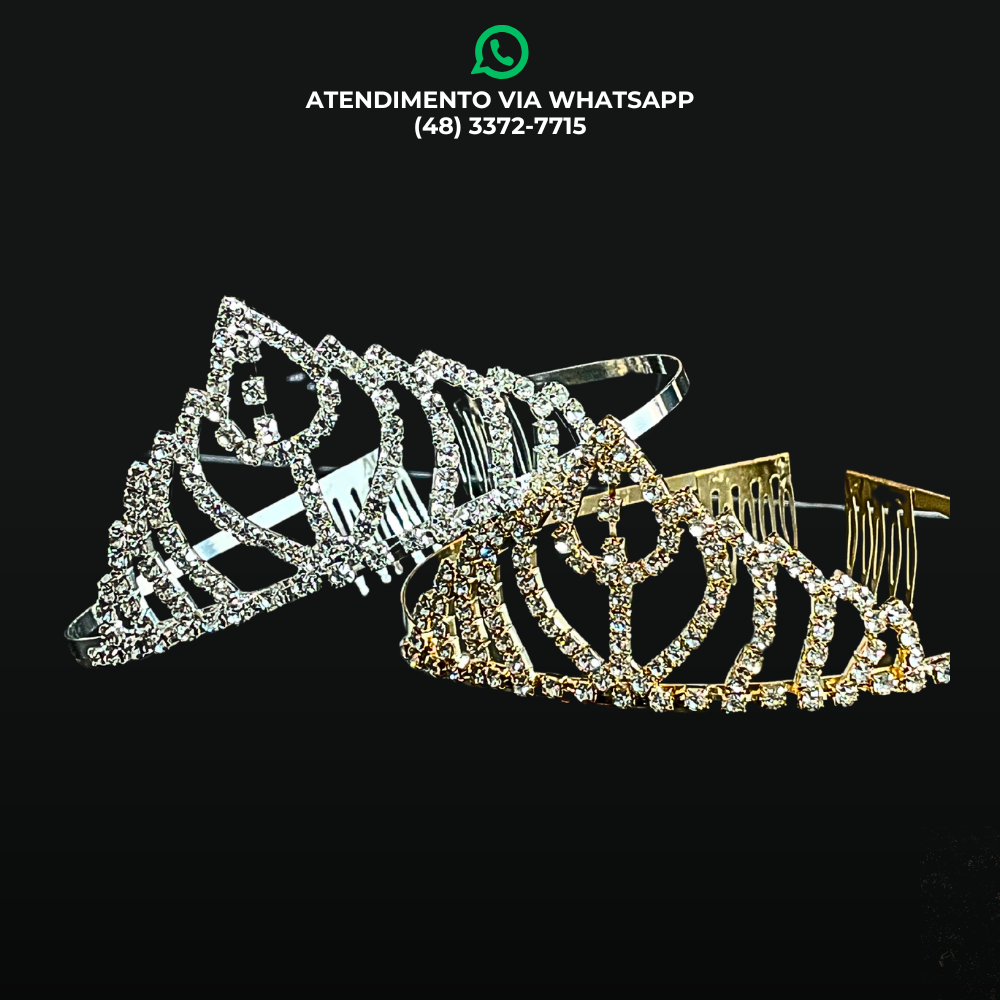 TIARA PARA CABELO METAL - unidade