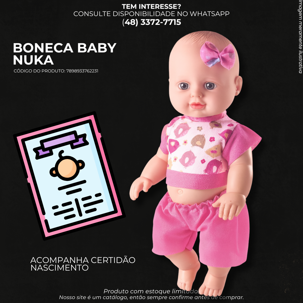 BONECA BABY NUKA