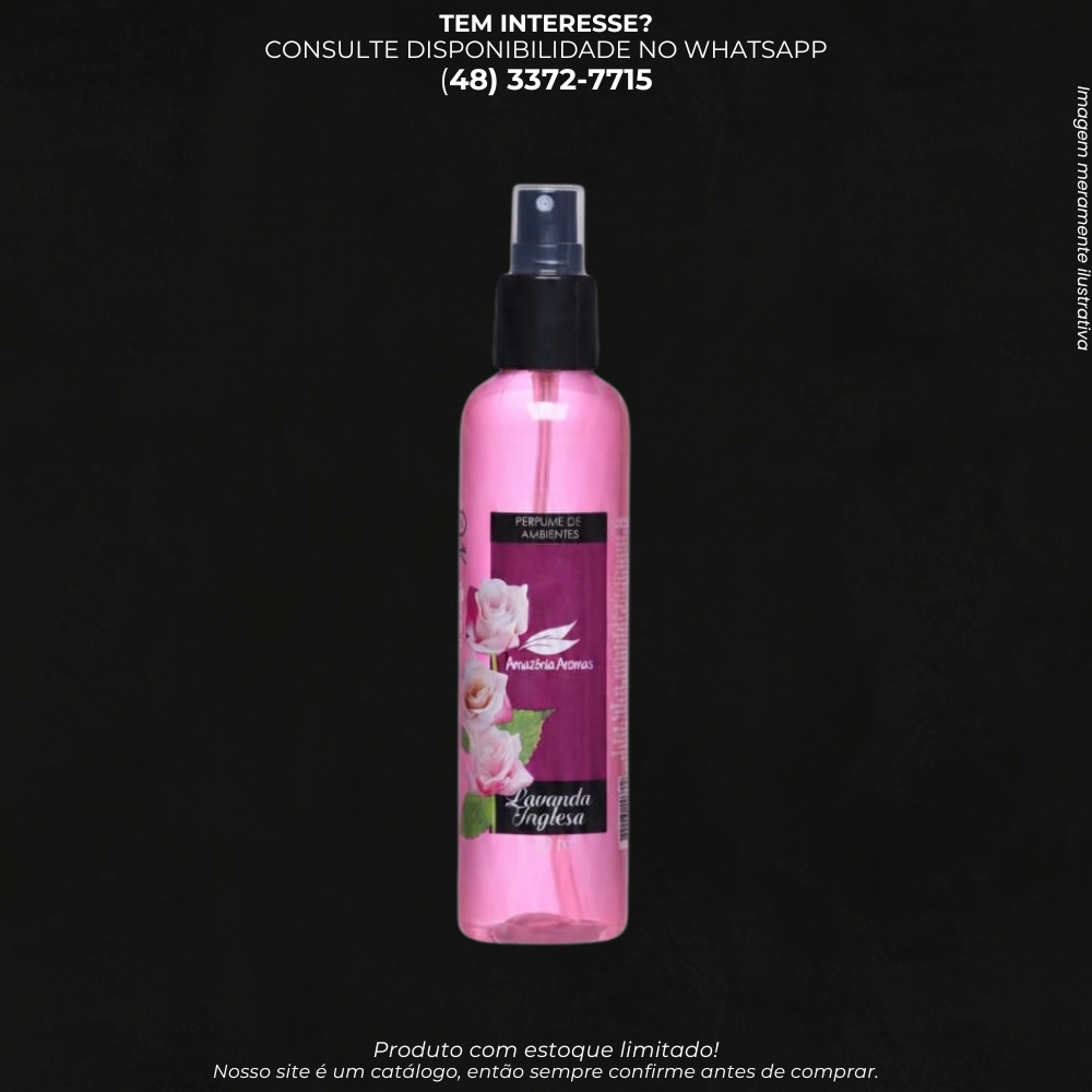 Perfume de Ambientes Spray Lavanda Inglesa – Aromatizador - REF 257