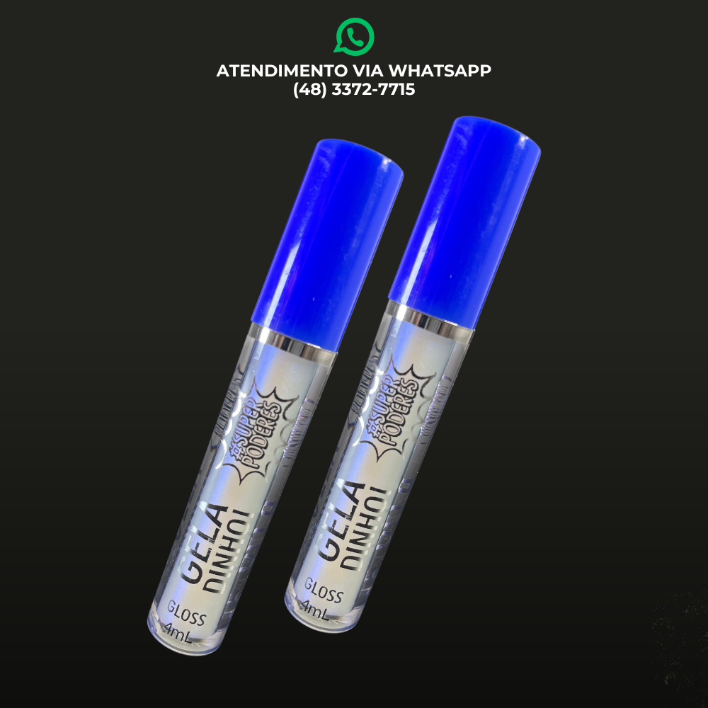 LIP GLOSS GELADINHO SUPER PODERES