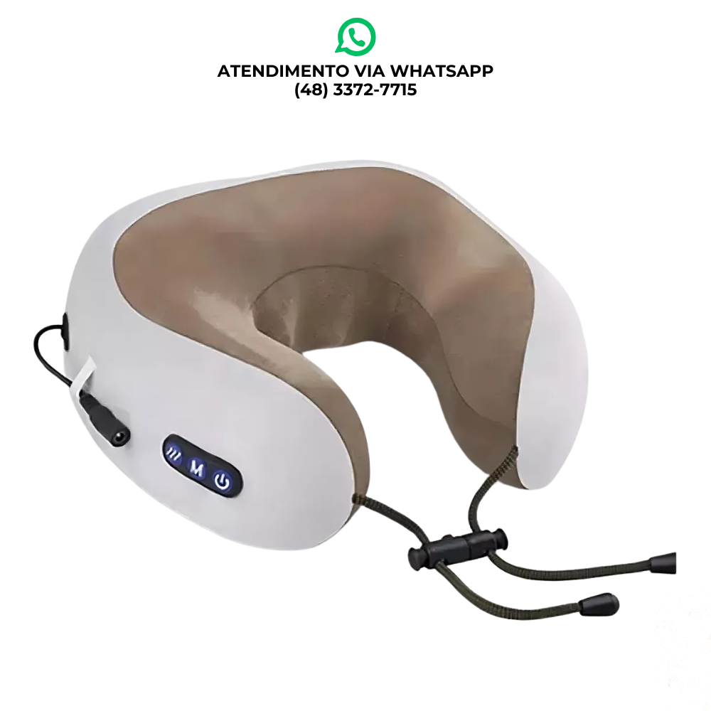 MASSAGEADOR DE PESCOÇO ALMOFADA