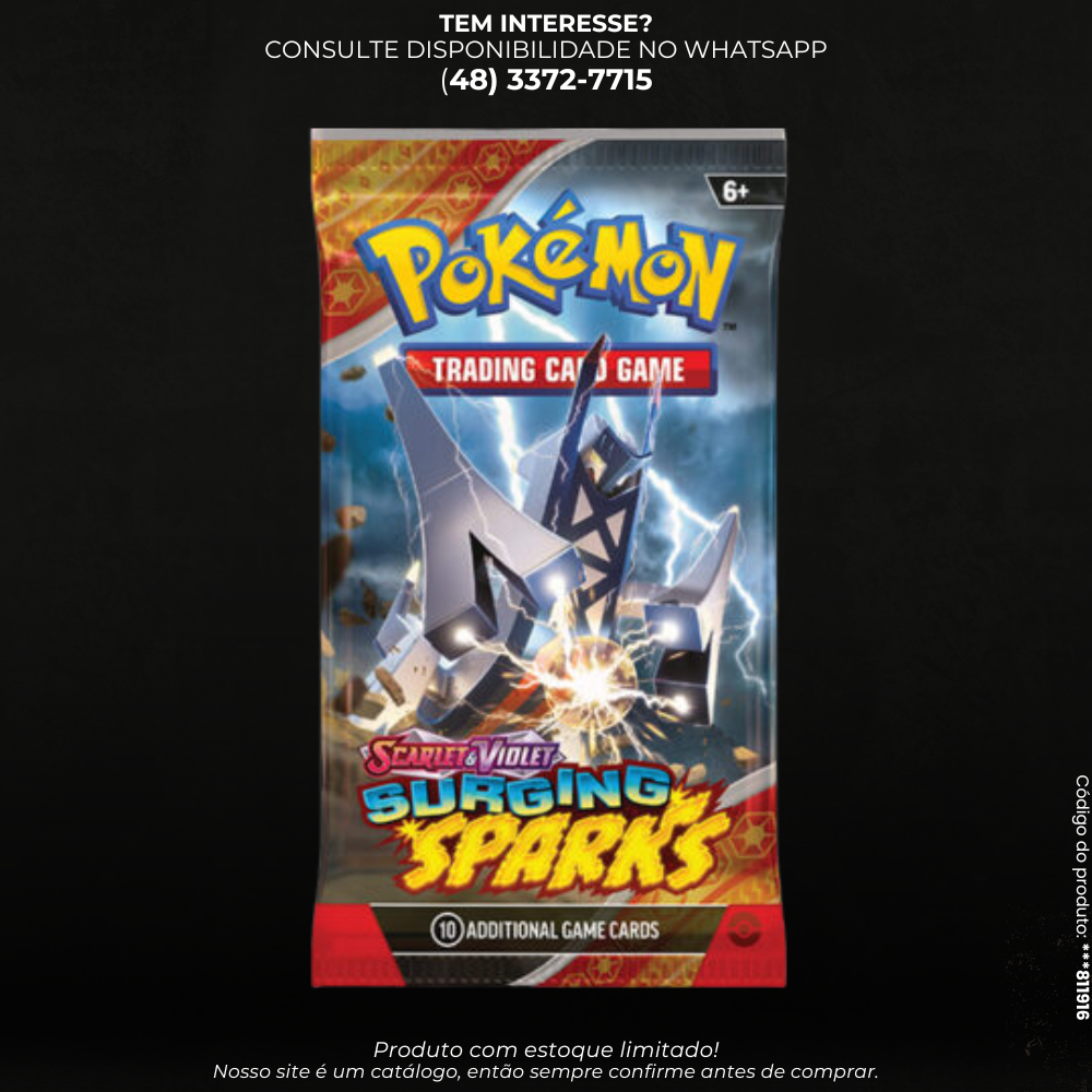 Carta Pokémon Ilustrada – Surging Sparks