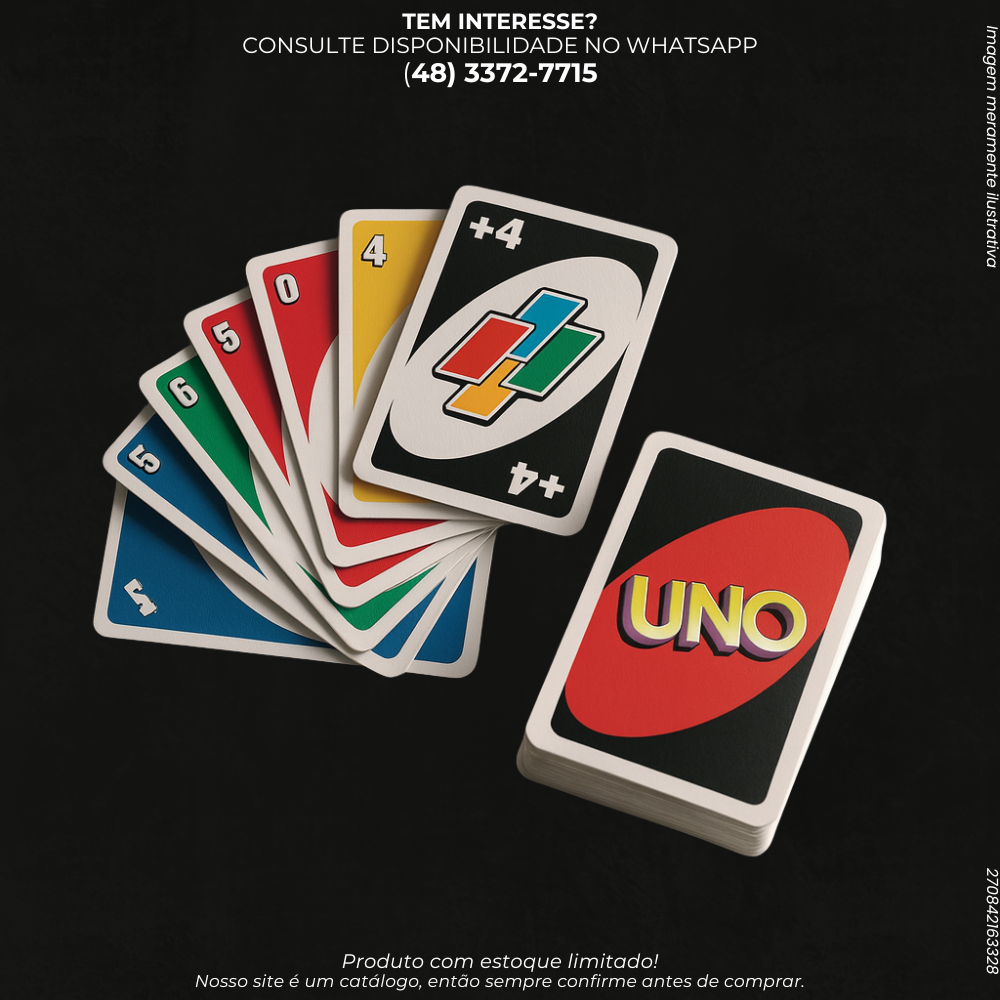Baralho UNO Clássico Divertido
