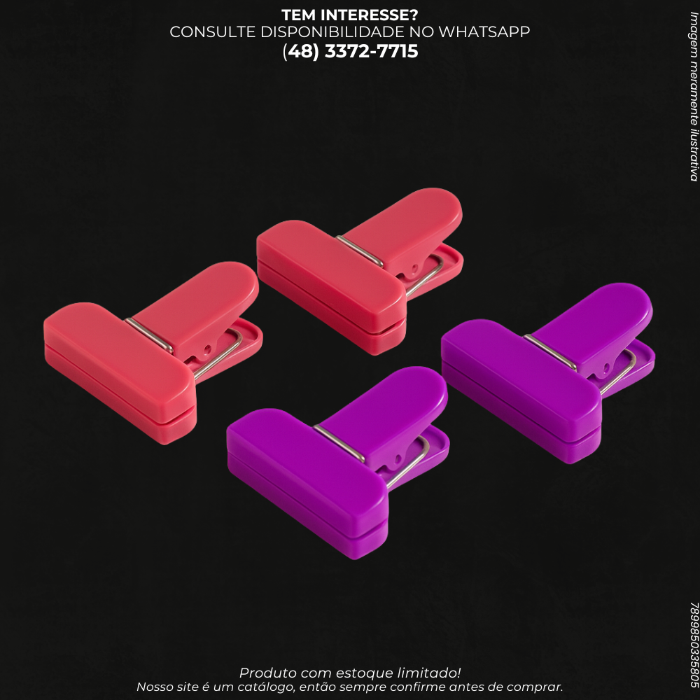 Prendedor Multiuso Colorido Organizador Plástico