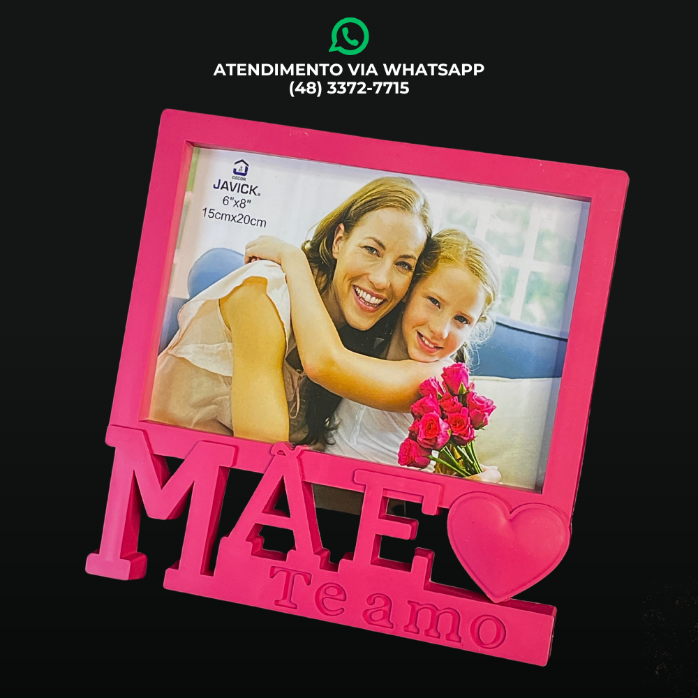 PORTA-RETRATO “MÃE EU TE AMO”