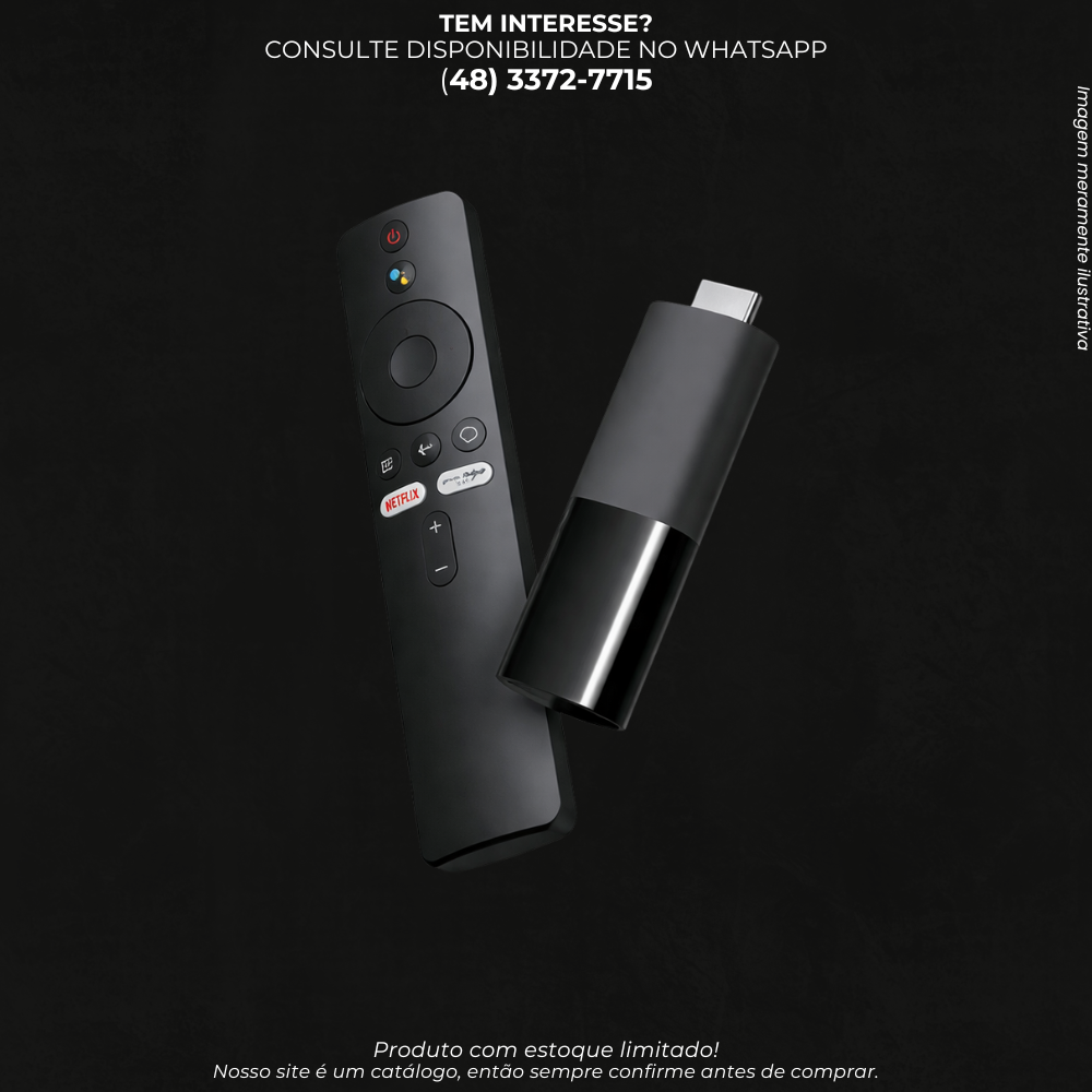 TV Stick Streaming HDMI com Controle para Transformar TV em Smart
