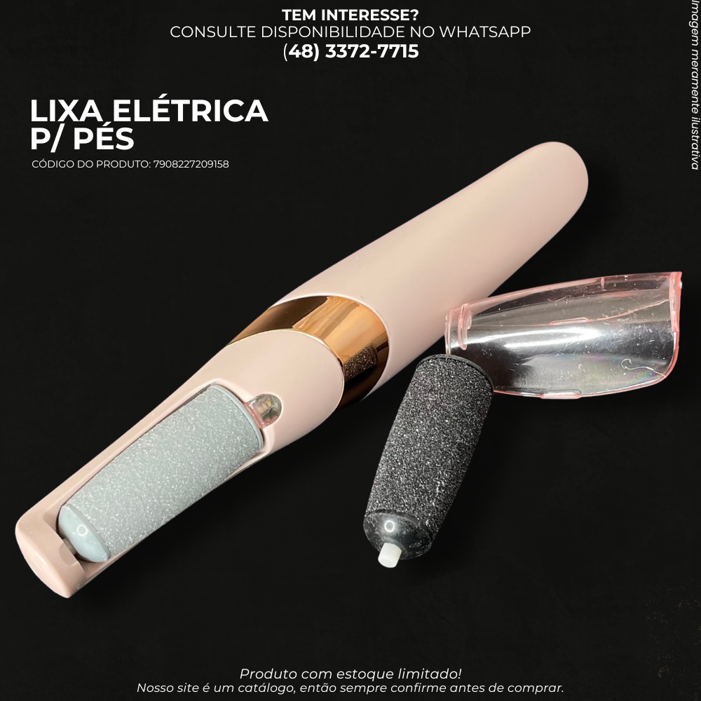 LIXA ELÉTRICA PARA PÉS