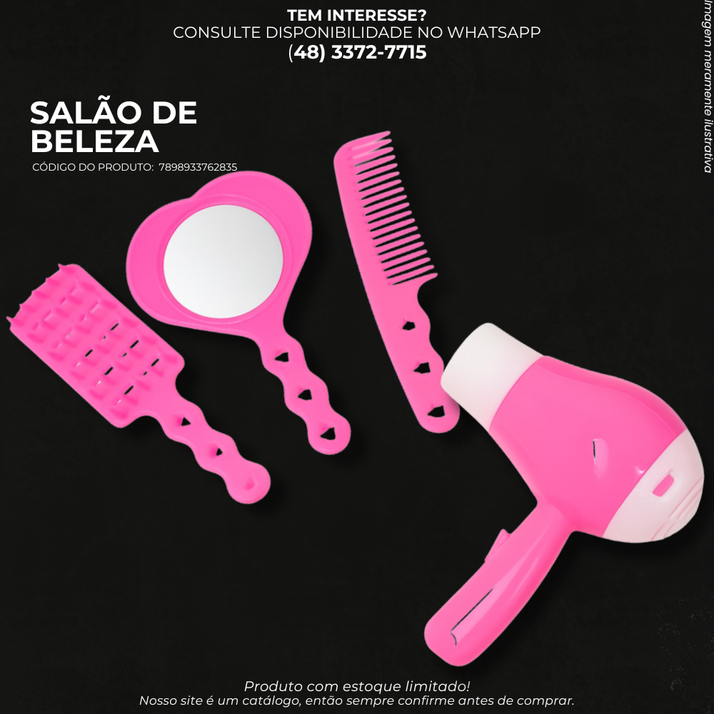 SALÃO DE BELEZA (KIT ACESSÓRIOS)