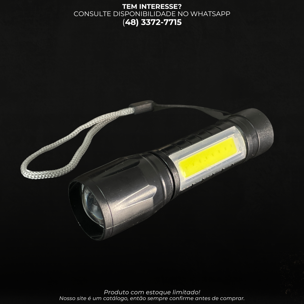 Lanterna de Bolso Recarregável LED Super Brilho – Lehmox
