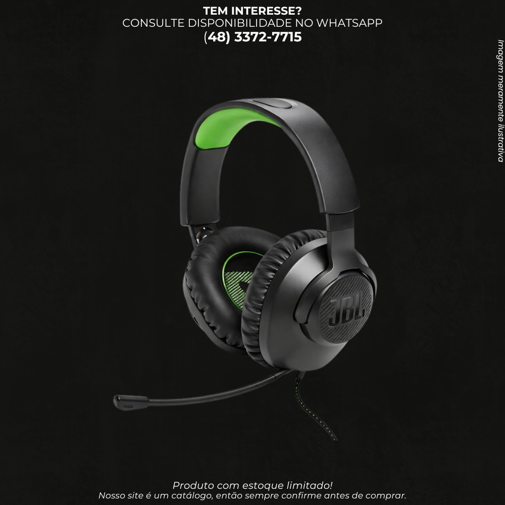 Headset Gamer com Microfone Ajustável para Jogos e Comunicação