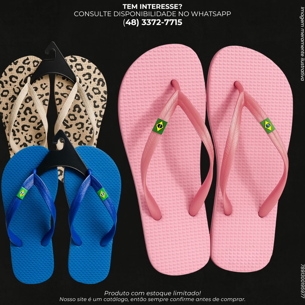 Chinelos Senza Spina (Modelos Diversos)