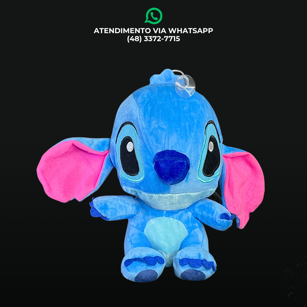 PELÚCIA COM VENTOSA STITCH