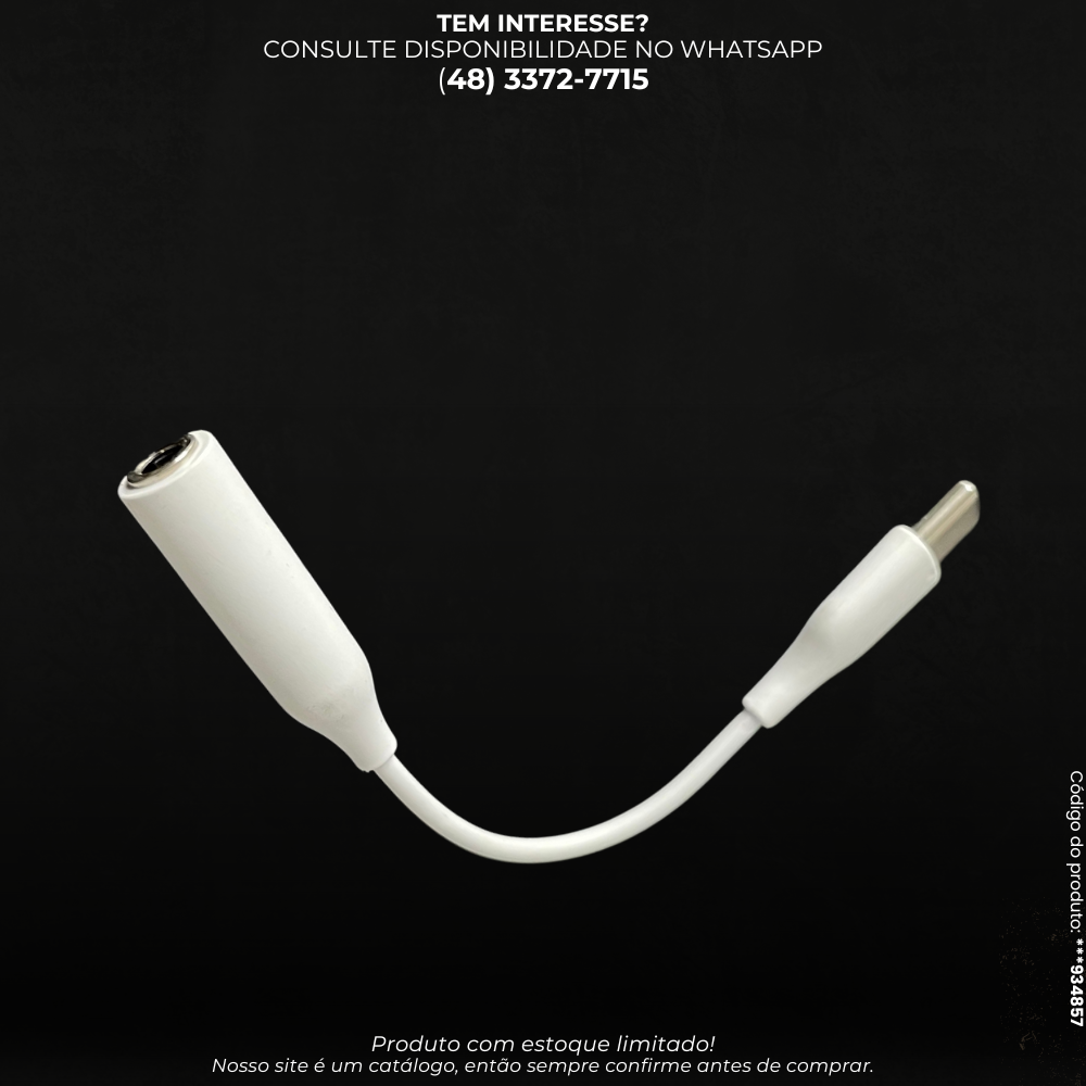 Adaptador Tipo-C para Fone P2 – Áudio com Alta Fidelidade