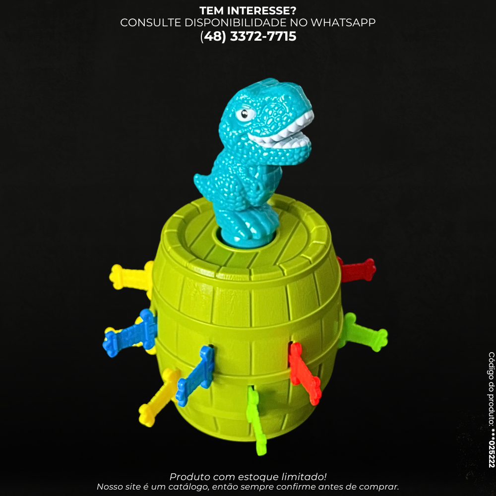 Brinquedo Pula Dino – Jogo Divertido para Crianças